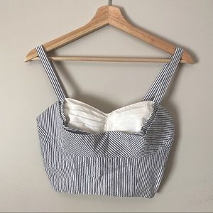 • trashy diva • Lena Seersucker Cropped Top